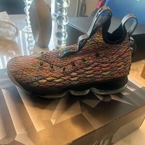 Multicolor Knit Men's Sneakers LEBRON XV